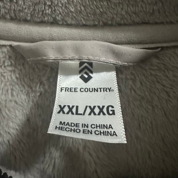 Free Country Women's Plush Butter Pile Soft & Cozy Jacket XL Walnut size XXL - Picture 4 of 14